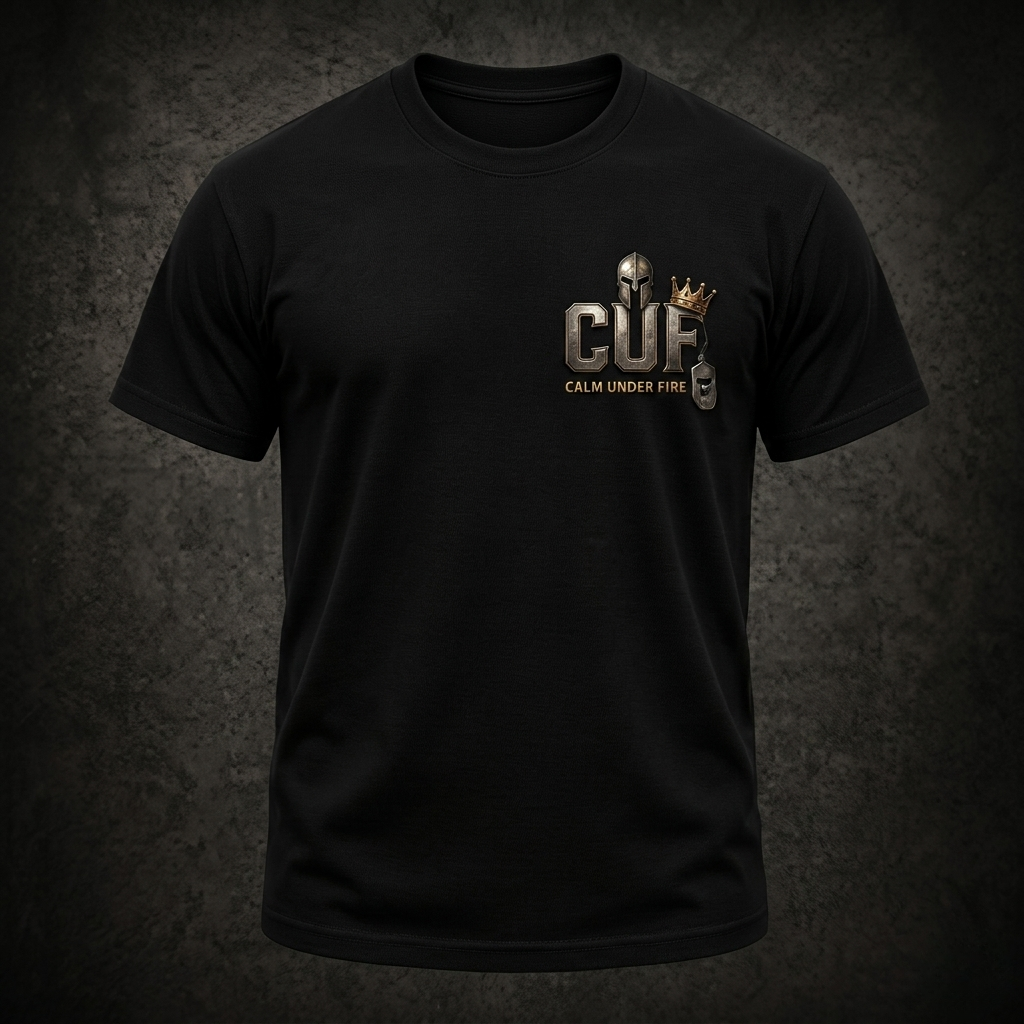 Warrior Solid Black Tees